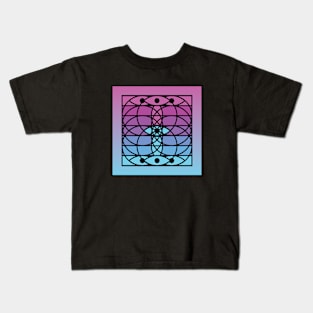 Doc Labs - Third Eye / Awakening (Geometric Art / Meditation / Yoga) - Version 3 - (Blue/Purple) Kids T-Shirt